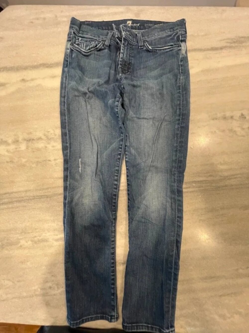 7 For All Mankind Women’s Roxanne Slim Cigarette Jeans 28